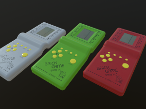 brick game e-9999 3D 모델