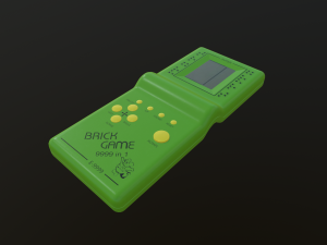 brick game e-9999 3D 모델