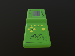brick game e-9999 3D 모델