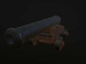 cannon 3D मॉडल