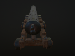 cannon 3D मॉडल