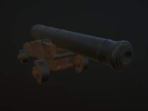 cannon 3D मॉडल