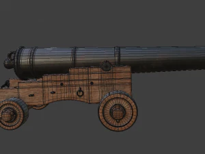 canh&atilde;o Modelo 3D