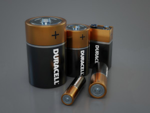 batteries Model 3D