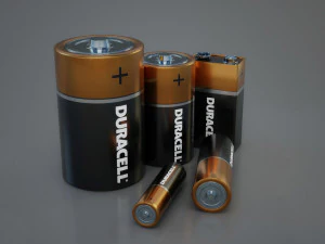 batteries 3D Model