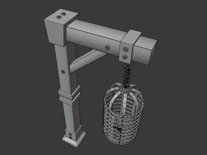 metal cage 3D Model