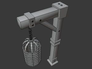metal cage 3D Модель