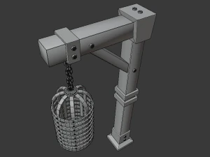 metal cage 3D Model
