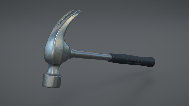 claw hammer Modelo 3D .c4d .max .obj .3ds .fbx .stl .blend 