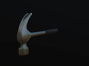 martelo de garra Modelo 3D