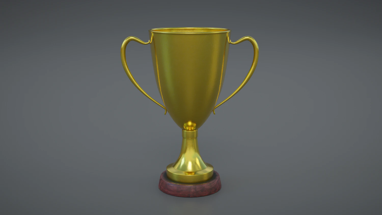 gold cup 3D Model .c4d .max .obj .3ds .fbx .stl .blend 