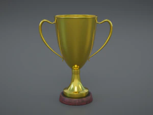 ta&ccedil;a de ouro Modelo 3D