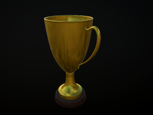 gold cup 3D 模型
