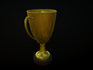 gold cup 3D 模型