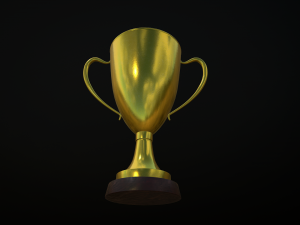 gold cup 3D 模型