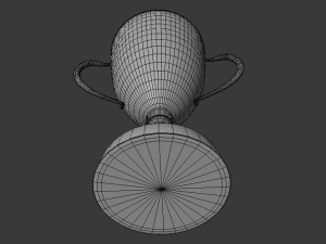 gold cup 3D 模型