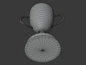 gold cup 3D Model