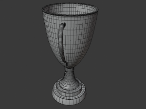 gold cup 3D 模型
