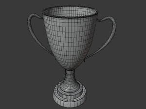 gold cup 3D 模型