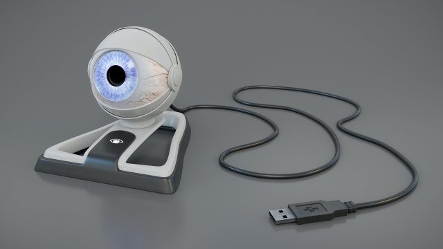usb eye 3D Modell .c4d .max .obj .3ds .fbx .stl .blend
