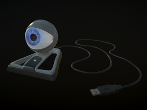 usb eye 3D Modell