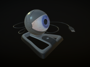 usb eye 3D Modell