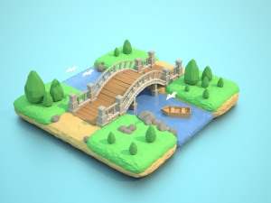 bridge 3D-Modell