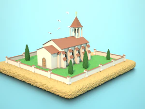 Chiesa Modello 3D