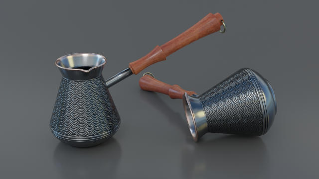 cezve 3Dモデル .c4d .max .obj .3ds .fbx .stl .blend 