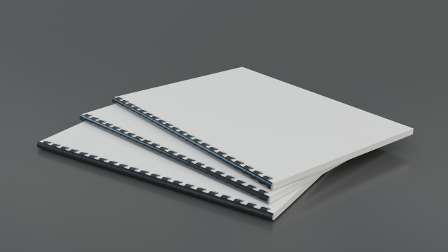 brochure a4 Modelo 3D .c4d .max .obj .3ds .fbx .stl .blend