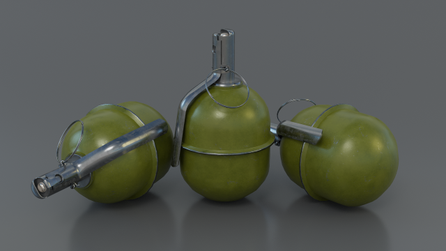 grenade rgd-5 3D 模型 .c4d .max .obj .3ds .fbx .stl .blend 