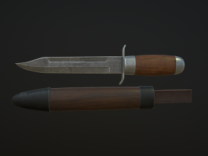 hunting knife 3D Model
