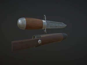 hunting knife 3D Model