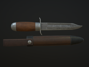 hunting knife 3D 모델