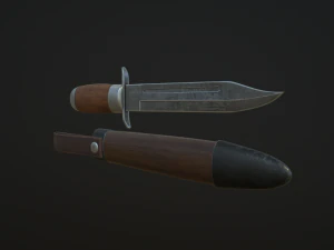 hunting knife 3D Model