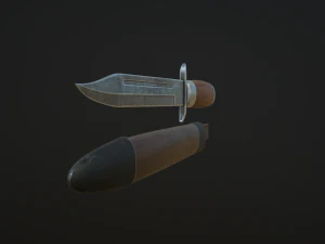 hunting knife 3D Model