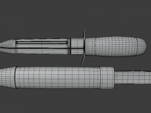 hunting knife 3D 모델