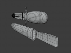 hunting knife 3D 모델