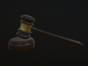 gavel Model 3D