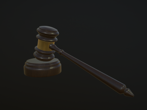 gavel Model 3D