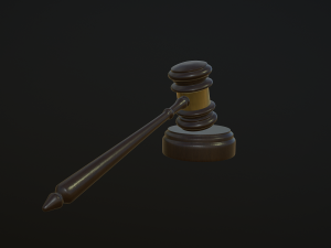 gavel Model 3D