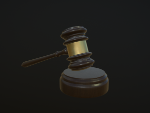 gavel Model 3D