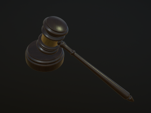 gavel Model 3D