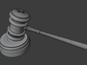gavel Model 3D