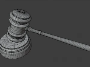 gavel 3D Model