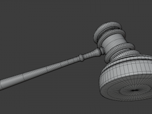 gavel Model 3D