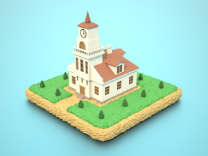 city hall 3D Model