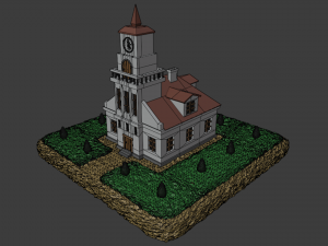 city hall Modèle 3D
