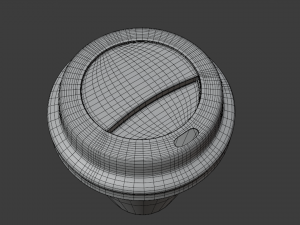 plastic paper coffee Modèle 3D