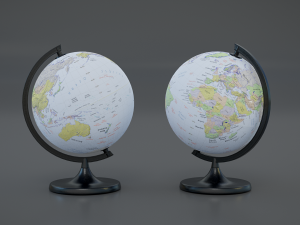 globe 3D 모델